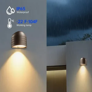 12v LED Aluminum Exterior Lamp Wall Outside Gardening Yard Decorative Lamp Outdoor Deck and Fence Lights