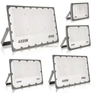 140lm w Cool White 6500K LED Floodlight 30W 100W 200W 300W 400W Waterproof Projector Garden Yard Garage Sports Stadium Spotlight