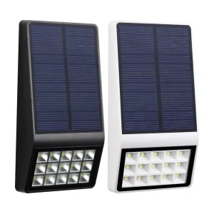 15 LED Outdoor Garden Waterproof High Quality Solar Wall Fence Light Long Lasting Solar Powered Wall Mounted Light