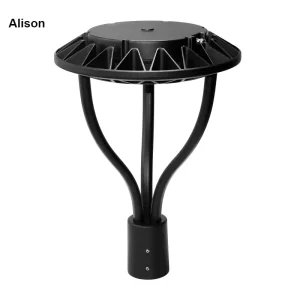 15000mm 3500K Warm White IP65 Aluminum Garden Pole Light LED Circular Area Light 100W Pillar Top Light