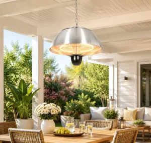 1500W Overhead Ceiling Heater, Electric Ceiling Mount Space Patio Heater