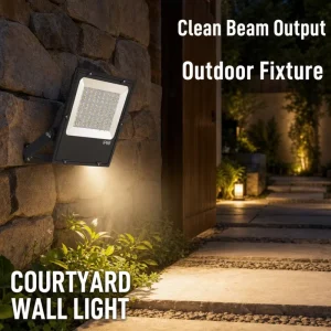 150W 200W Outdoor LED Flood Light IP65 Waterproof Stable Support LED Wall Lamp for Courtyard Worksite Parking Garden Lighting