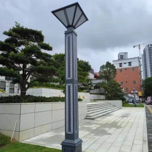 150W IP67 Outdoor LED Landscape Lamp AC Municipal Pillar Columnar Lantern Garden Yard Decor Statue Pillar Light Post Bollard