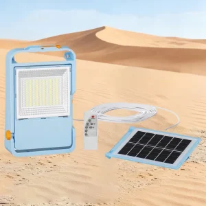 150W Solar Rechargeable Floodlight Portable LED Solar Panel Lights for Outdoor Activities Hiking Camping Mountain Climbing