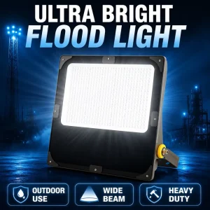 150lm W High Efficiency Outdoor LED Flood Light Tempered Anti explosion Glass Cover Impact Resistant for Community Security