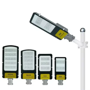 150lm/w High Lumen LED Street Lights IP65 Waterproof Outdoor Municipal Road Lighting