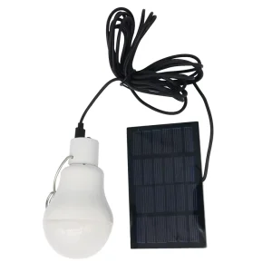 15W Equivalent Outdoor Solar Panel LED Lamp with Light Control IP65 Rating for Garden Application