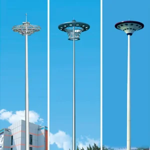 15m 18m High Mast Lighting IP66 High Power High Bay Outdoor LED Aluminum Steel 20 Year Warranty