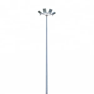 15m High Mast Pole Vertical Mounted Telescoping Mast Light Tower Light Pole