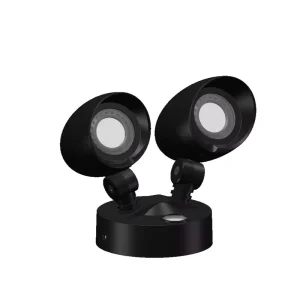 15w*2 Modern Home Led Light Security Motion Sensor Light Ip65 Aluminum Alloy Twin Heads Outdoor Security Lamp for Garden Garage