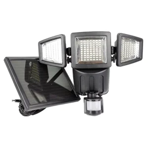 1600 Lumen 182 LED Solar Project Security Outdoor Motion Sensor Light for Garden Yard Garage Barn Warehouse Factory Pool