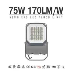 170lm W 75W SMD IP66 Waterproof Aluminum Alloy High Bright LED Flood Light Remote Control 50000 Hours 100 150 200W High Lumen