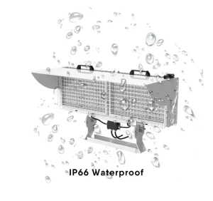 170lm/w 1000W Stadium Light 3000K 6000K IP66 High Lumens Aluminum LED Chips Silver High Mast CRI70 30 90 Dimmable 5 Year