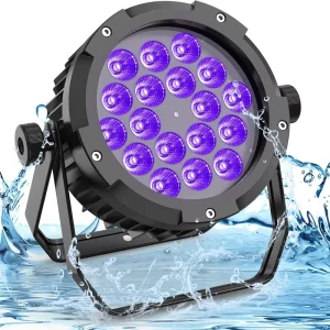 18 10W 4-in-1 6-in-1 IP33 Waterproof LED Par Lights for Color Wash and Outdoor Performance