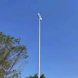 18 Meter High Mast Lighting Pole for Highway & Garden Use Durable & Waterproof Galvanized Steel 10 Year Warranty