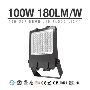 180lm W 100W SMD IP66 Waterproof High Bright LED Flood Light High Lumen Multiple Beam Angles 5 Year Warranty ENEC 50000 Hours