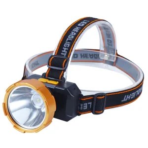 18650 1200mAh ABS Rechargeable Waterproof Night Running Fishing Headlamp