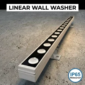 18W 24W 36W Aluminum LED Wall Washer Light IP65 Waterproof DMX512 RGBW Outdoor Linear Facade Building Warranty
