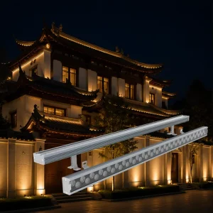 18W 24W 36W DC24V LED Wall Washer & Exterior Lights DMX512 RGB IP66 Narrow Beam Linear Design Landscape Outdoor Facade Lighting