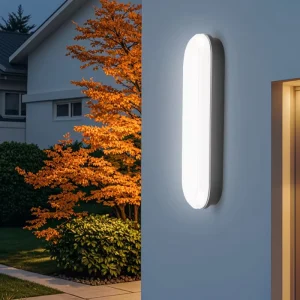 18W LED Wall Lamp Warm White 3000K Garden Outdoor Use Waterproof Moisture-proof Ceiling Installation