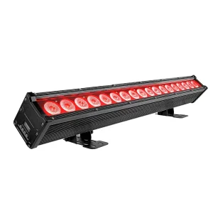 18x10W RGBW 4-in-1 IP65 Aluminum LED Pixel Bar Waterproof Wall Washer Light Landscape Garden Outdoor Flood Light