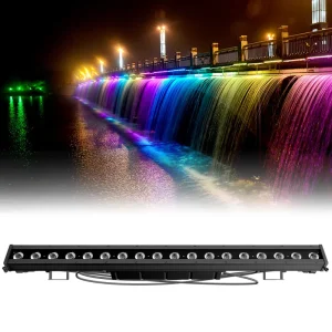 18x10W RGBW LED Wall Washer Light Waterproof IP65 DMX Control Linear Uplight for Outdoor Stage