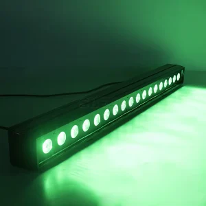 18x18W RGBWA UV 6-in-1 Indoor LED Wall Washer Stage Light Bar with DMX