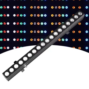 18x18W RGBWA+UV LED Wall Washer Stage Light with Rainbow Effect for Exterior Use