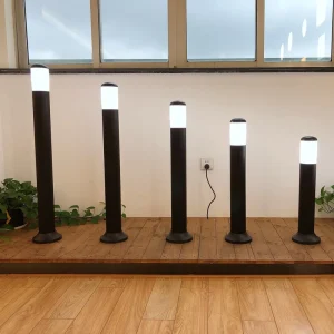 1M 90cm 80cm 70cm 60cm 50cm PP Body PC Diffuser IP54 E27 Outdoor Garden Pillar Light for Pathway with CE Certification