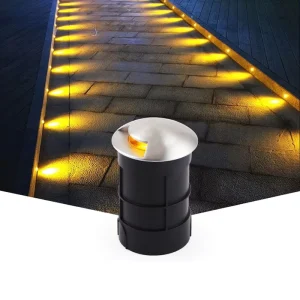 1W 2W 3W Underground Light Undertwater DC24V IP68 Stainless Steel Inground Pirch Lights
