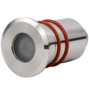 1W Stainless Steel 24V IP67 Waterproof LED 3500K Warm White Underground Light Outdoor Park Mini Step Light