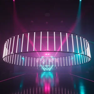 1m 360 Degree Programmable RGB LED Pixel Tube, DMX512/SPI Control, IP65, PC Material