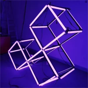 1m Aluminum Alloy LED Video Pixel Bar 64 Pixels DC24V IP65 RGB SPI Pixel Tube with Dimmer for Disco