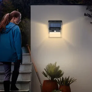 1w IP65 Waterproof Outdoor Garden Street Super Bright Decorative Lighting All in One Solar Garden Light