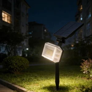 2 Pack Solar Lawn Floor Insert Light 40LED IP65 Waterproof Outdoor Garden Decor Night Light Long Bright Yard Pathway Lamp