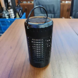 2-in-1 Solar Powered 1200mAh Mosquito Killer Lamp with Flame Light and UV Light for Patio, Garden, Camping, and Outdoor Lighting