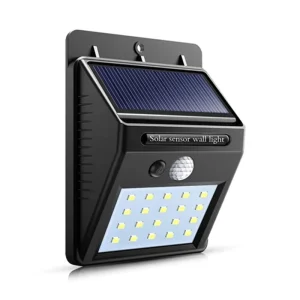 20 LED Solar Lights PIR Motion Sensor Outdoor Waterproof Wireless Security Solar Powered Outside Garden Street Wall Lamp