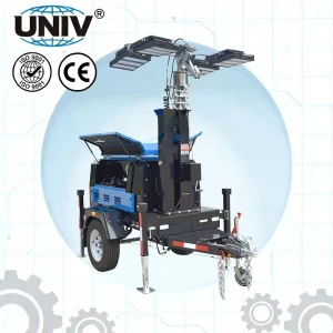 2000W Portable Electric LED Lighting Mast Tower
