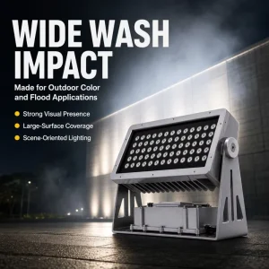 200W 240W IP66 High Bright Portable 5000K DMX512 RGBW LED Flood Lights for Landscape Outdoor Use with 5 Year Warranty