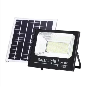 200W 300W 400W 500W 1000W IP65 Solar LED Flood Light Outdoor Waterproof Security Floodlight with Solar Panel