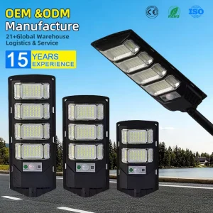 200W 300W 400W LED Solar Street Light Motion Sensor IP65 Waterproof Outdoor Yard Patio Garden Road Security Lamp