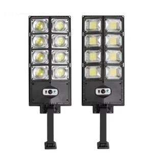 200W 300W Solar Street Lamp with Remote Control and Motion Sensor for Outdoor Pathways