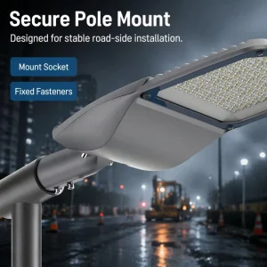 200W Energy Saving LED Street Light IP65 Waterproof Full Aluminum Durable Outdoor Lamp for Urban Municipal Construction Road
