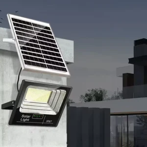 200W High Power Wireless Solar Light IP67 Waterproof Outdoor Garden Pathway Lighting with Battery Indicator