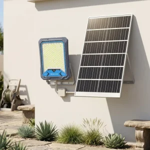 200W IP66 Solar Outdoor Garden Flood Light Pathway Backyard Landscape Tree Patio Nighttime Decorative Safe Area Lighting Remote