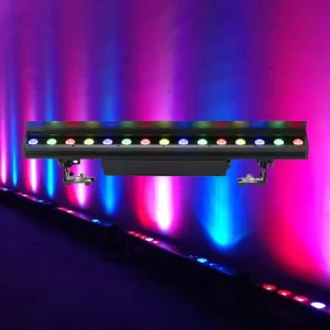 20W RGBL Pixel Light Bar DMX512 RDM Wireless Sound Control LED Wall Washer IP65 for Outdoor Building Exteriors