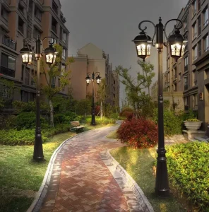 220V AC Garden Light IP65 Outdoor Led Construction Project Road Lighting Garden Light