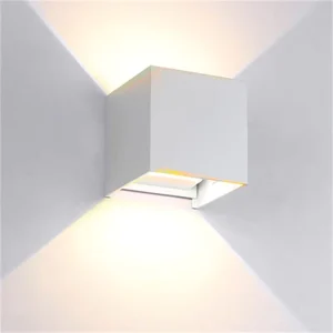 24V 12W Tunable White Wall Light CRI90 DMX RGBWW CW Tuya LED Lighting Adjustable KNX DALI Smart IP65 Outdoor Up and Down Wall Lamp
