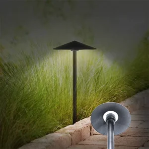 24V 6W RGBW LED Landscape Lights IP65 Waterproof Aluminum Outdoor Umbrella Shape Garden Light