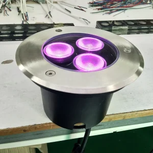 24V DC DMX Addressable Underground Light 24W RGBW 4-in-1 LED